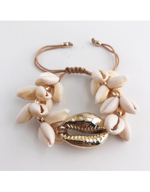 Bracelet Ràn, en veritables coquillages, one size ajustable