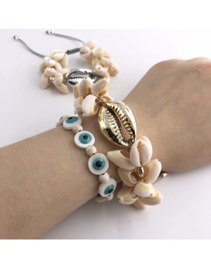 Bracelet Ràn, en veritables coquillages, one size ajustable